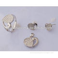 fashion silver925 jewelry sets micro paved with cz